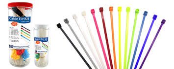 Cable and zip ties various colours