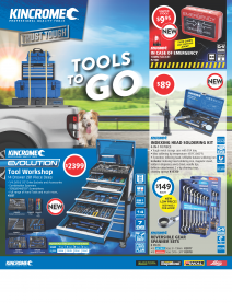 Front page of the September October 2019 Kincrome catalogue